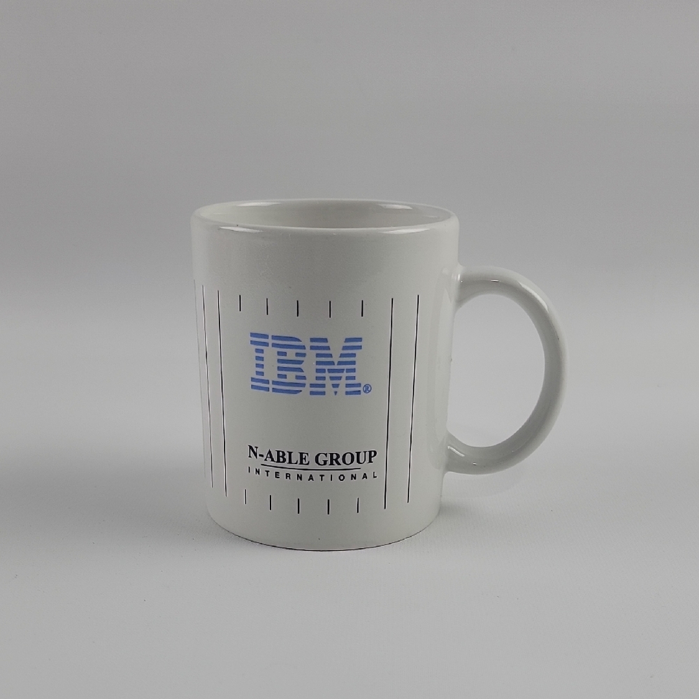IBM White Ceramic Mug